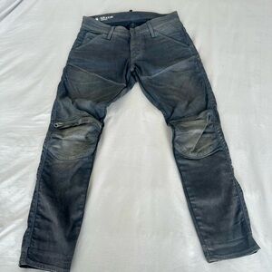 G-STAR RAW Grey Jeans 5620 Zip Knee